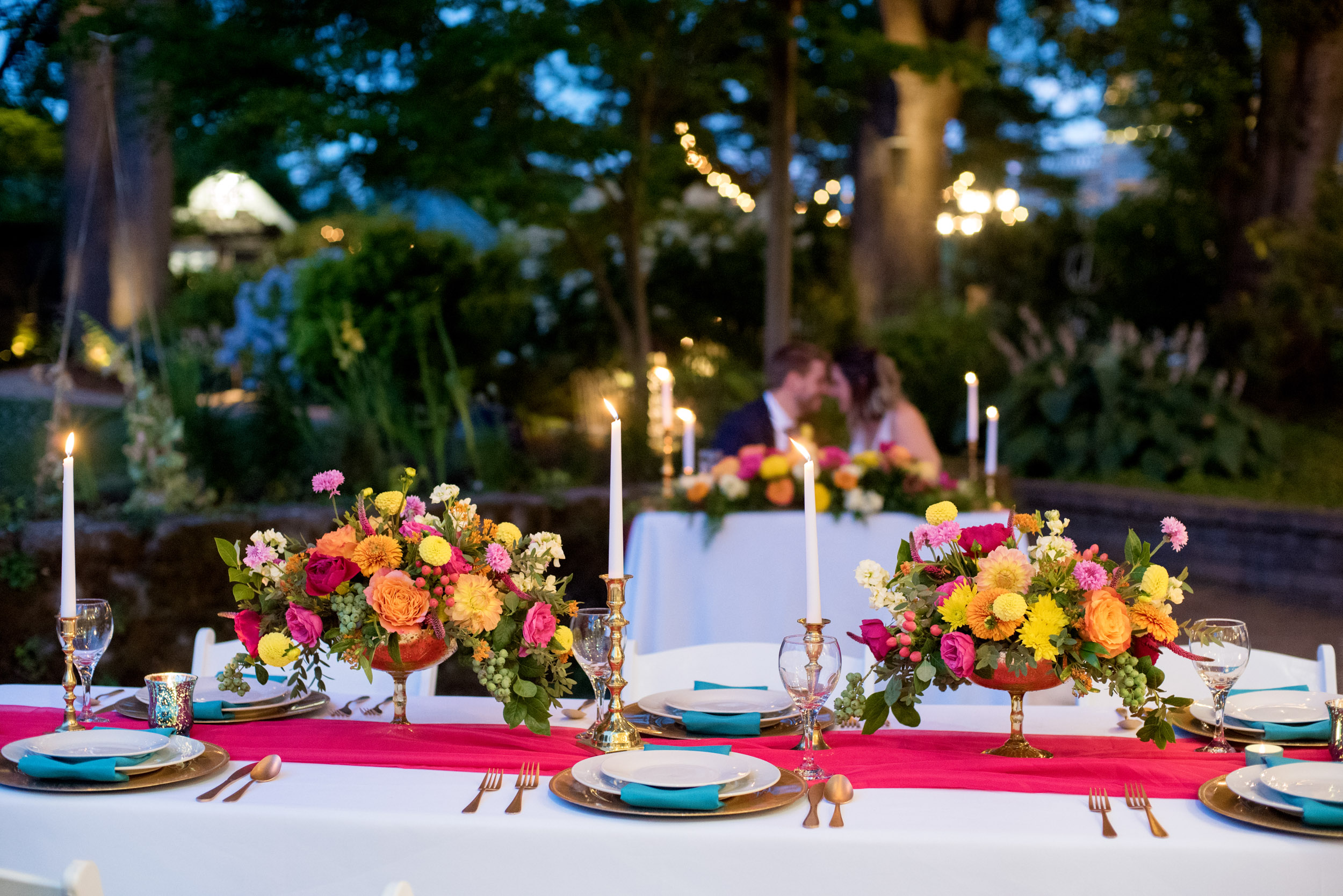 wedding rental styling by rose's rentals in portland